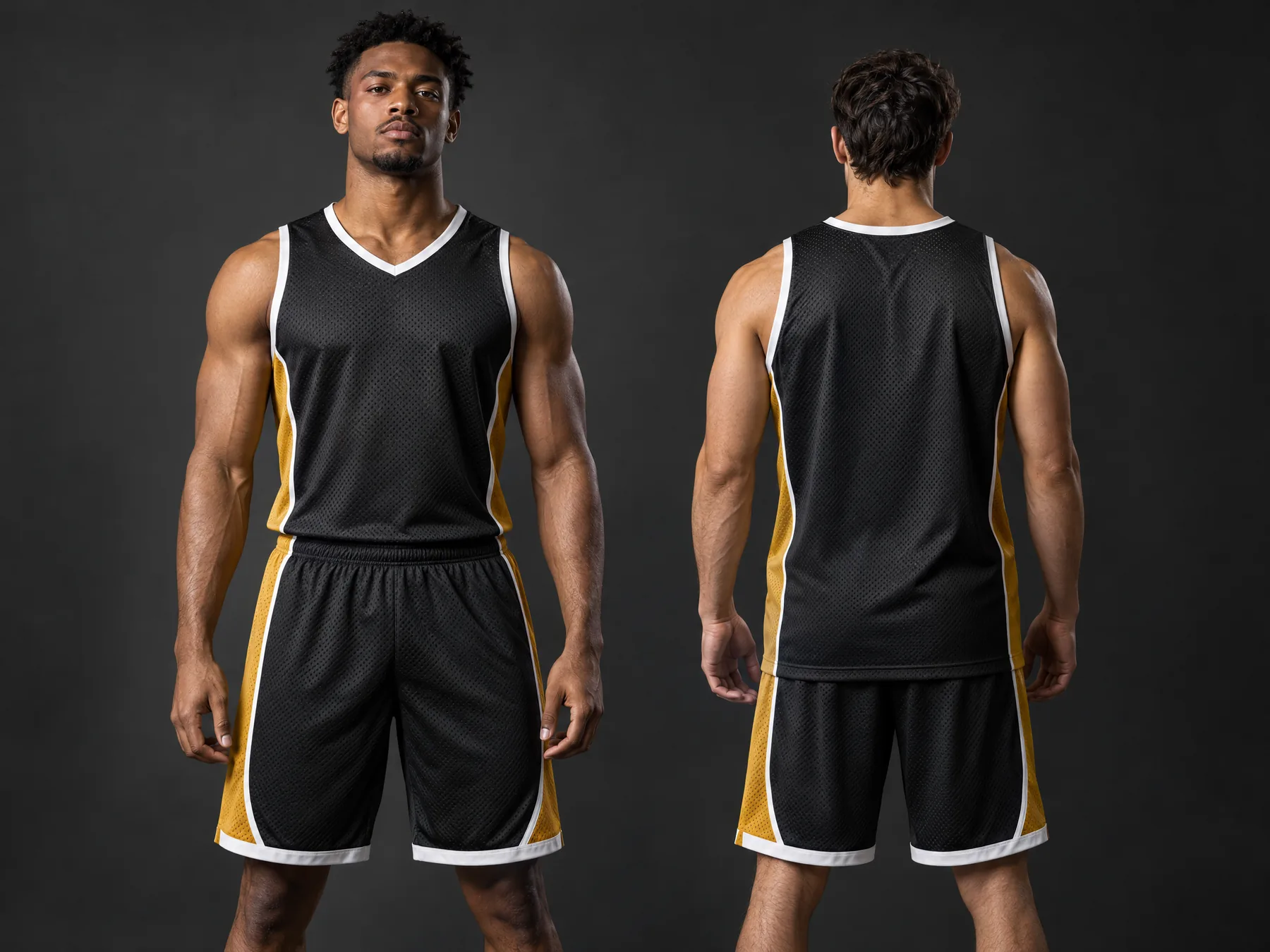 Illustrative apparel concept for Basketball Uniforms